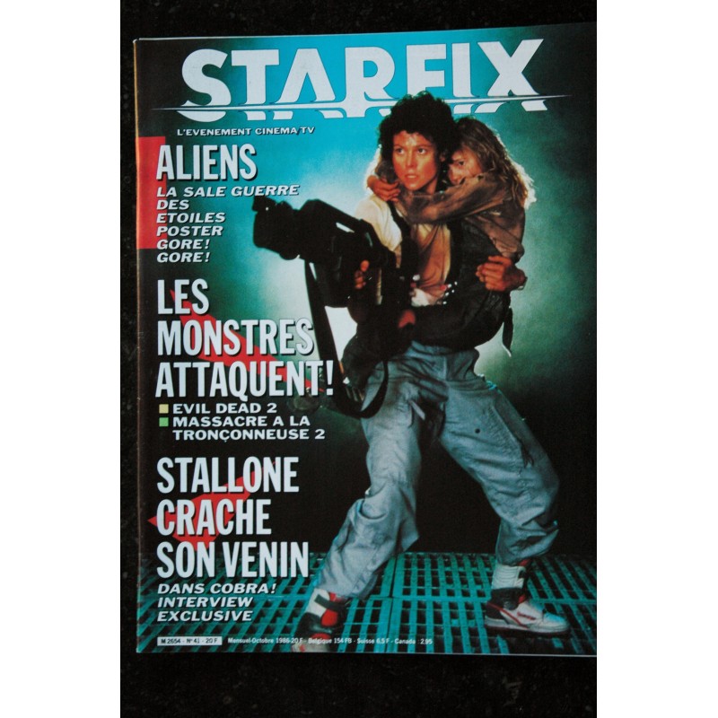 STARFIX 040  n° 40  * 1986 *  CHINATOWN INFERNO  FRANKENSTEIN  JET PILOT