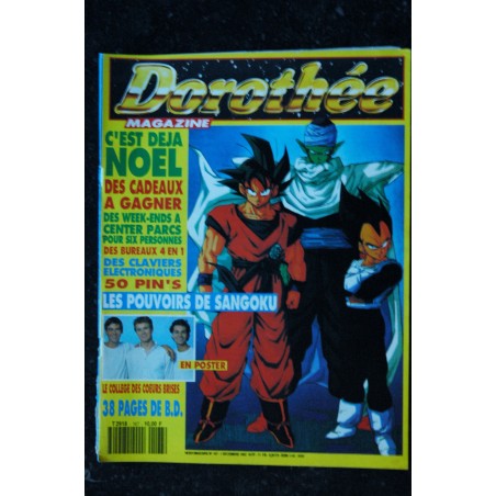 Dorothée Magazine 167 - DRAGON BALL Z LE COLLEGE DES COEURS BRISES SANGOKU- Posters  - 1 Décembre 1992