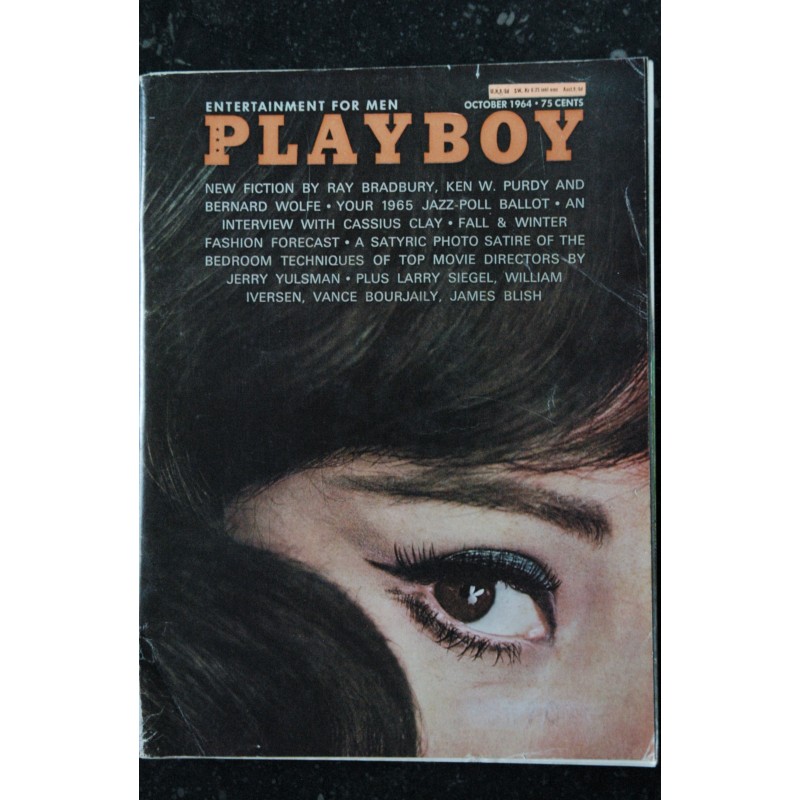 PLAYBOY US 1964 10 OCTOBER INTERVIEW CASSIUS CLAY PLAYMATE ROSEMARIE HILLCREST