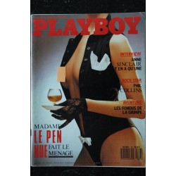 PLAYBOY 023 1987 ANNE SINCLAIR PHIL COLLINS JANE SEYMOUR Mme LE PEN  CHARME