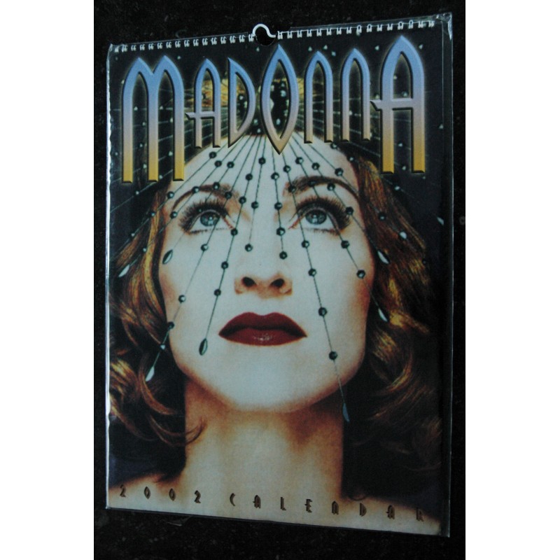 MADONNA CALENDAR CALENDRIER 2002 UNOFFICIAL