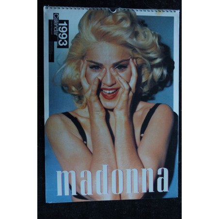 MADONNA CALENDAR CALENDRIER 1993