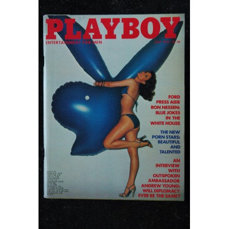 PLAYBOY Us 1977 07 INTERVIEW ANDREW YOUNG THE NEW GIRLS OF  SANDRA THEODORE  Pamela Serpe