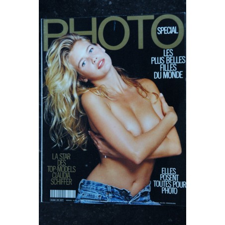 PHOTO 270 SPECIAL LES + BELLES TOP-MODELS COVER CLAUDIA SCHIFFER LINDA EVANGELISTA