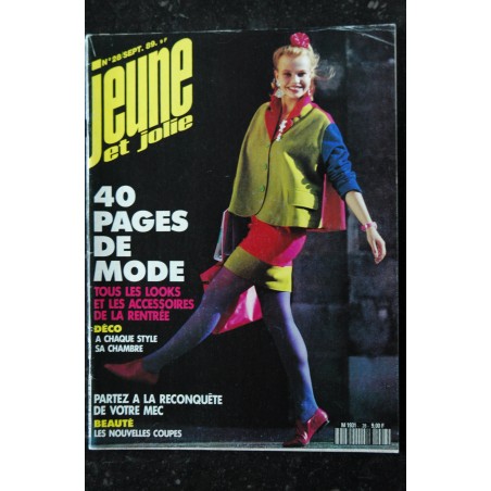 Jeune et Jolie   28   - 1989 09 -  David Hasselhoff - Brooke Shields - Spécial Mode
