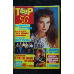 TOP 50 041 1986 12 ELLI MEDEIROS MARC TOESCA ZZ TOP C. JEROME - POSTERS LES GIRLS DU TOP TINA TURNER