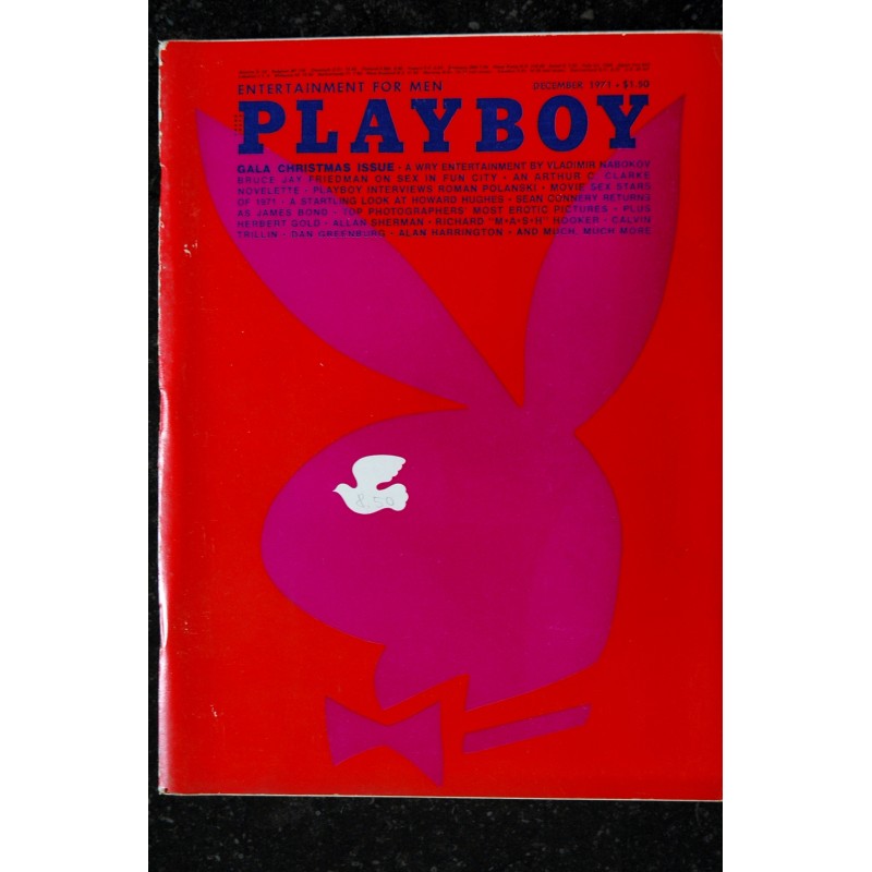 PLAYBOY US 1971 12 INTERVIEW ROMAN POLANSKI KAREN CHRISTY SEAN CONNERY JAMES BOND