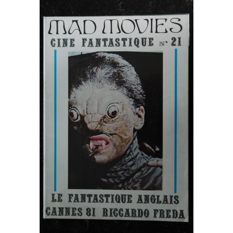 Ciné Fantastique MAD MOVIES  n° 21 1981 08 - RARE  -   Ricardo FREDA - The Reptile - Le choc des Titans - Village of damned