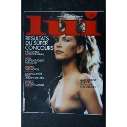 LUI 241 FEVRIER 1984 GWENDOLINE LILI CARATI NUES FEMME POSTER ASLAN FEMME IDEALE INTERVIEW ETIENNE MANAC'H