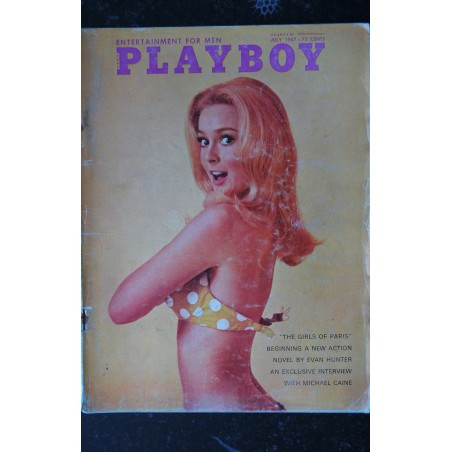 PLAYBOY US 1967 07 JULY INTERVIEW MICHAEL CAINE THE GIRLS OF PARIS VIRGINIA BELAIEFF PLAYMATE HEATHER RYAN