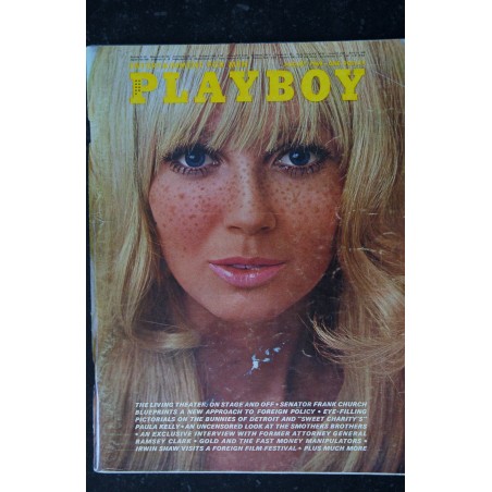 PLAYBOY US 1969 08 INTERVIEW RAMSEY CLARK DEBBIE HOOPER SWEET PAULA ROWLAND WILSON MOTOWN DEBBIE HOOPER