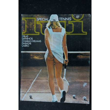 LUI 197 JUIN 1980 SPECIAL TENNIS TOUTES NUES CHARME EROTISME BOITE DE NUIT DE PARIS ASLAN