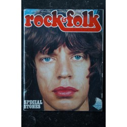 ROCK & FOLK 113 JUIN 1976 COVER MICK JAGGER SPECIAL ROLLING STONES BRIAN JONES JOHNNY CASH