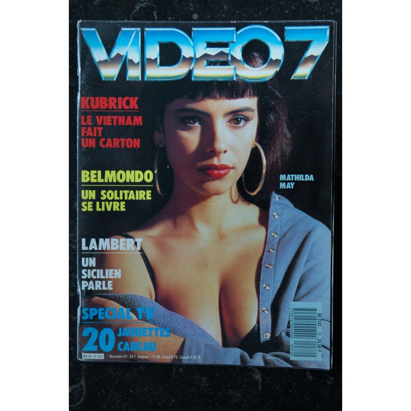 VIDEO 7 072 1987  MATHILDA MAY  KUBRICK  BELMONDO LAMBERT