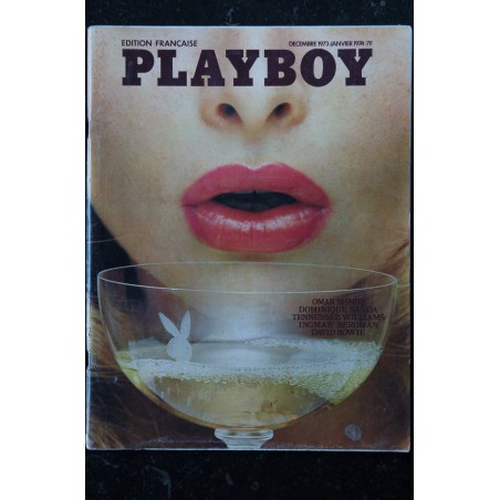 PLAYBOY 002 1973 DECEMBRE DAVID BOWIE AMER LINDNER DOMINIQUE SANDA INTERVIEW INGMAR BERGMAN