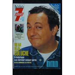 Télé 7 Jours  1411 13 au 19 Juin 1987 Cover Couluche - Un AN déjà... Hommage en photos - Germaine et les Stars de la Pub