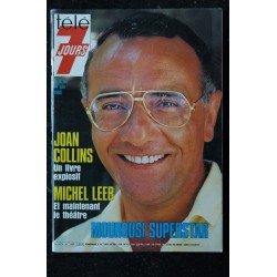 Télé 7 Jours  1306  8 au 14 juin 1985 Cover Yves Mourousi Joan Collins Michel Leeb