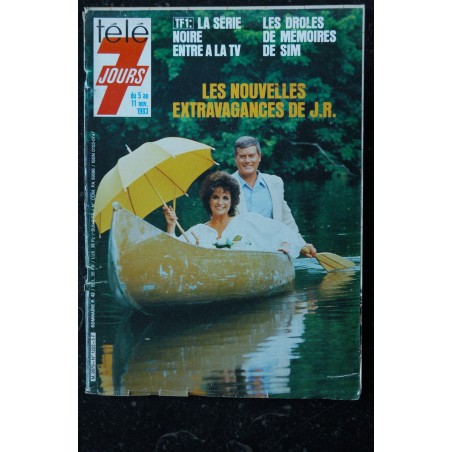 Télé 7 Jours  1223 5 au 11 novembre 1983 DALLAS Les nouvelles extravagances de J.R.