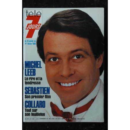 Télé 7 Jours 1287 26 janvier au 1er février 1985 Cover Michel LEEB - Stéphane COLLARO