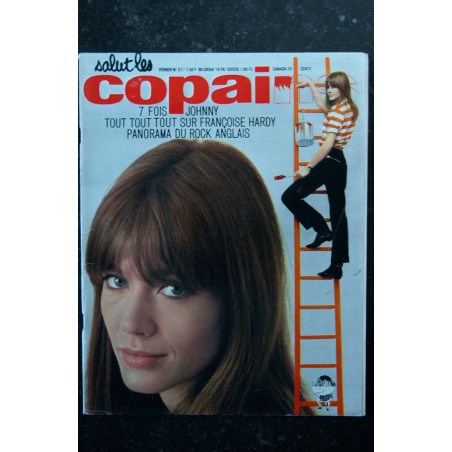 Salut les Copains N° 31   - 02 1965  -  FRANCOISE HARDY Cover + 66 pages -  JOHNNY HALLYDAY Dick RIVERS