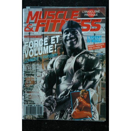 Muscle & Fitness n°  28 février 1990 Anja Langer John Comereski