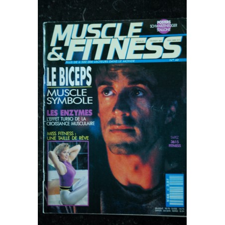 Muscle & Fitness n°  40 Février 1991 Arnod Scharzenegger Patrice Linguet