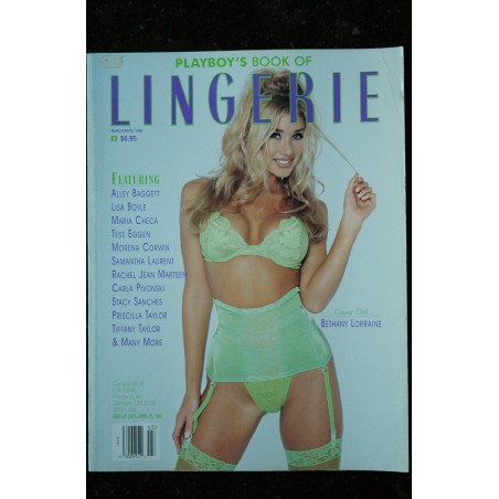 PLAYBOY'S LINGERIE 1998 03 MAR/APR BETHANY LORRAINE TESS EGGEN MARIA CHECA A BAGGETT