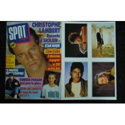 SPOT LIGHT 2 1988 Vanessa Paradis Christophe Lambert Star Book N°2 Agence tous risques + Poster + 12 CP