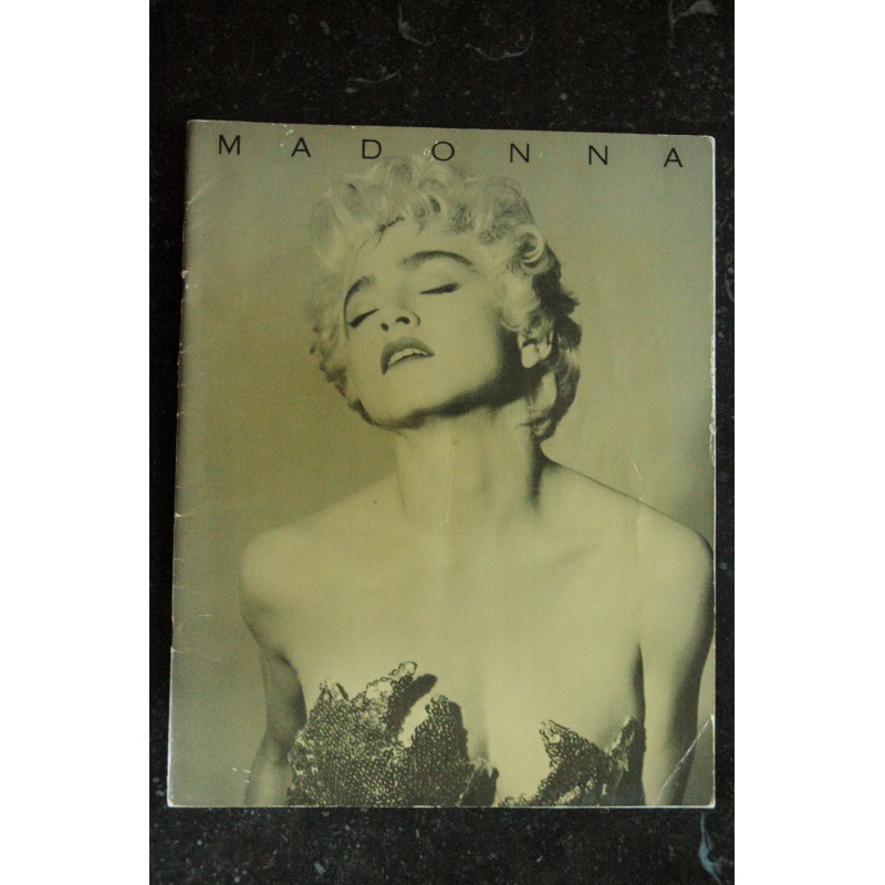 MADONNA WHO'S THAT GIRL WORLD TOUR 1987 32 PAGES TRES GRAND FORMAT RARE ANGLAIS