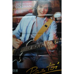 ROCK HIT POSTER GEANT n° 6 1986 Jean-Jacques GOldman Pas toi