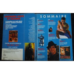 Ciné-News 26 1990 10 Jean-Claude Van Damme - Sylvester Stallone - Schwarzenegger - Robocop II - Bruce Willis - Freddy