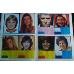 Stéphanie 1976 01 - 15 Nouveau Johnny Hallyday Sylvie Vartan Mike Brant Michel Sardou Le France + Calendrier 1976