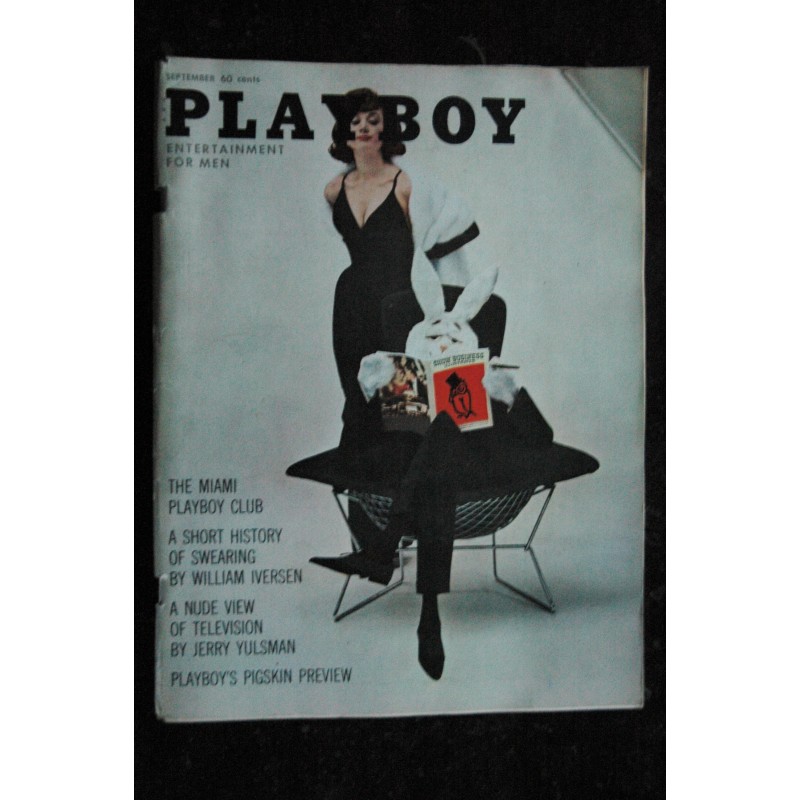 PLAYBOY US 1961 09 SEPTEMBER CHRISTA SPECK JIM MORAN TWISTS FOR TIRED SATIRE TV JERRY YULSMAN VARGAS