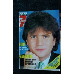 Télé 7 Jours  1360 Du 21 au 27 juin 1986 Cover Daniel Balavoine