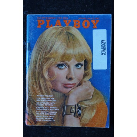 PLAYBOY US 1968 09 SEPTEMBER INTERVIEW STANLEY KUBRICK DICK ROWAN VICTORIA DRAKE DRU HART PIN UP VARGAS