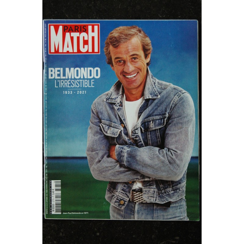 PARIS MATCH N° 3775 9 septembre 2021 Jean-Paul Belmondo L' Irrésistible