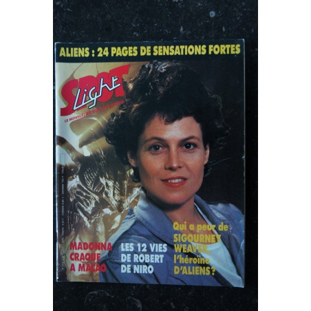 SPOT LIGHT  3 1986 10 SPECIAL ALIENS Sigourney Weaver Madonna - 68 pages