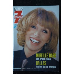 Télé 7 Jours 1281 15 au 21 déc. 1984 Mireille Darc cover +2 p. - Nastassja Kinski 2 p. - Micheline Dax