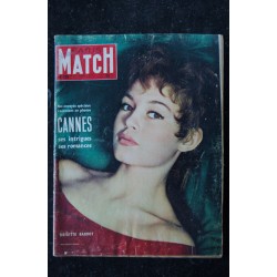 PARIS MATCH N°  320 14 au 20 mai 1955 BRIGITTE BARDOT Cover - Cannes ses intrigues ses romances