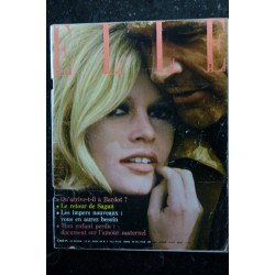 ELLE 1162 28 MARS 1968 COVER BRIGITTE BARDOT FRANCOISE SAGAN