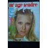 mademoiselle age tendre n°  48 1968 11 France Gall Alain Delon Twiggy Belmondo CloClo Truffaut Laure Sawicki