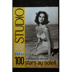 STUDIO Ciné Live HS 2 - 100 Stars au soleil Liz Taylor Clint Eastwood Marilyn Monroe Brigitte Bardot Robert Mitchum