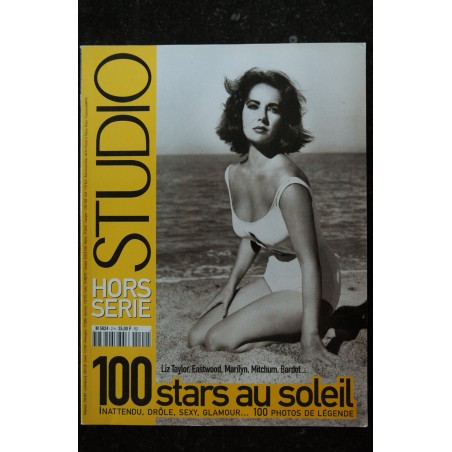 STUDIO Ciné Live HS 2 - 100 Stars au soleil Liz Taylor Clint Eastwood Marilyn Monroe Brigitte Bardot Robert Mitchum