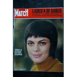 PARIS MATCH N° 1126 5 décembre 1970 Mireille Mathieu L'ADIEU A DE GAULLE Numéro Historique suite