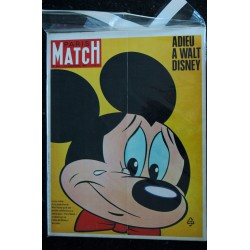 PARIS MATCH N° 924 - 24 décembre 1966 - Adieu à Walt Disney - Adieu de Mickey à son Papa