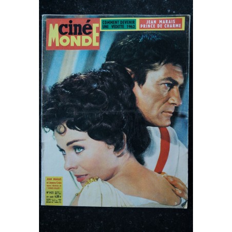 Cinémonde n° 1422 - 7 novembre 1961 - Jean Marais Romy Schneider Alain Delon