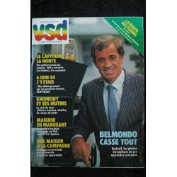 VSD 351 mai 1984 Cover Jean-Paul Belmondo Sam Fuller 6 Juin 1944