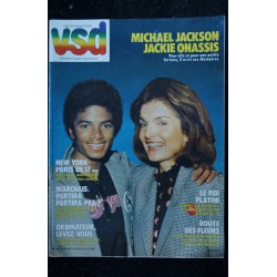 VSD 356 juin 1984 COVER Michael Jackson & Jackie Onassis - Michel Platini