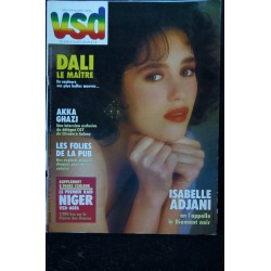 VSD 367 septembre 1984 COVER Isabelle Adjani - Dali - Les Folies de la pub