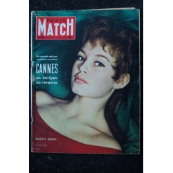 PARIS MATCH N°  320 14 au 20 mai 1955 BRIGITTE BARDOT Cover - Cannes ses intrigues ses romances